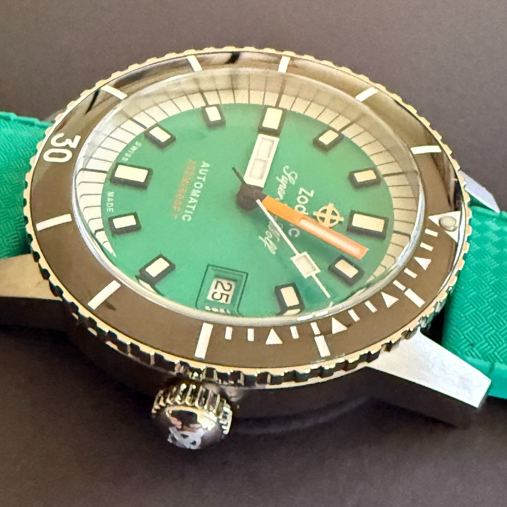 Zodiac ZO9305 Super Sea Wolf Automatic Compression Dive Watch, NWT, Box - Picture 15 of 16